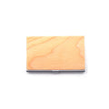 Wood Office Business Card Holder Wooden Clear Transparent Acrylic Counter Top Display Stand Desk Accessories hot sale
