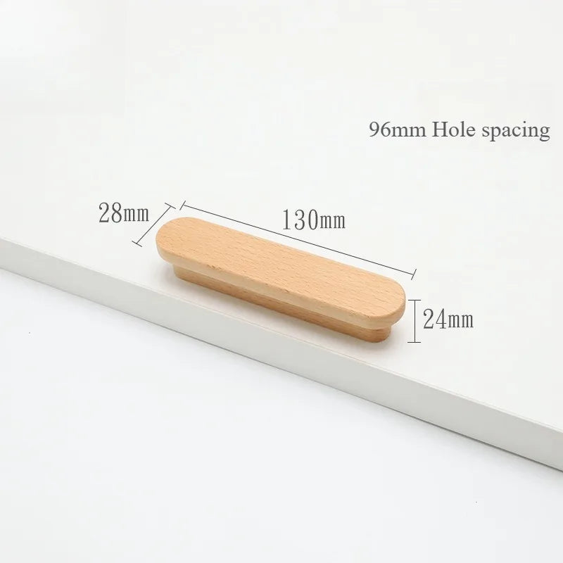 Wooden Cabinet Door, Cabinet, Wardrobe, Cabinet Door Handle, Modern Minimalist Solid Wood Handle, Drawer Door Handle